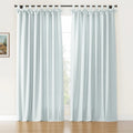 Jawara Textured Linen Cotton Tie Top Curtains