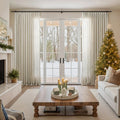 Flynn Airy Lightweight Pleated Sheer Curtain