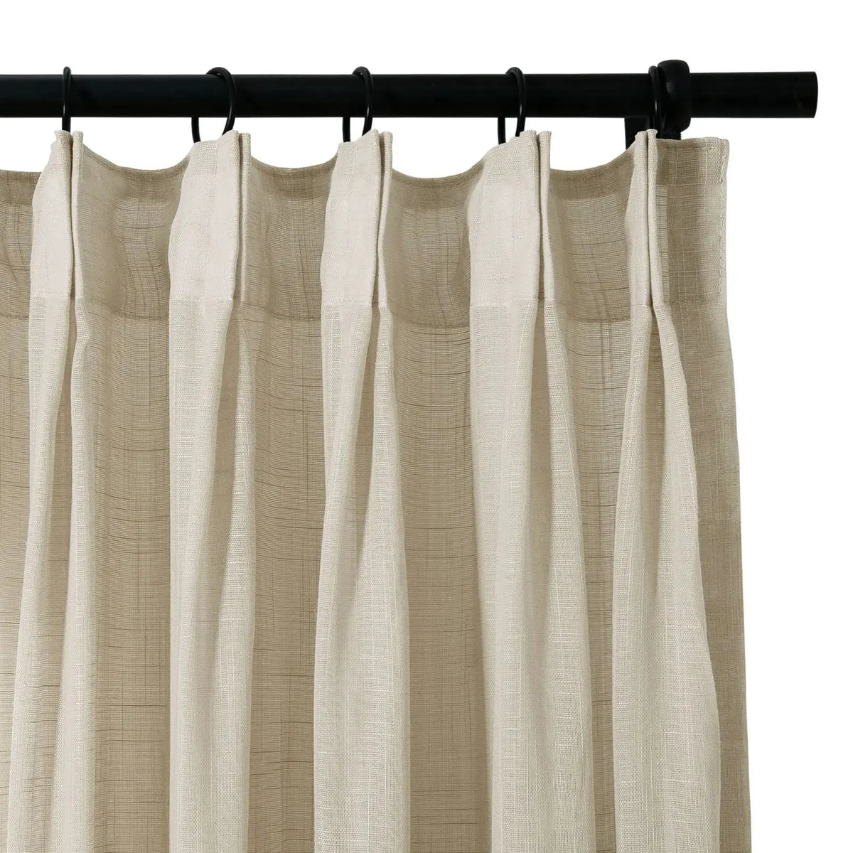 Flynn Airy Lightweight Pleated Sheer Curtain