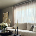 Flynn Airy Lightweight Pleated Sheer Curtain