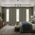 Lila Blockout Pleated Curtains