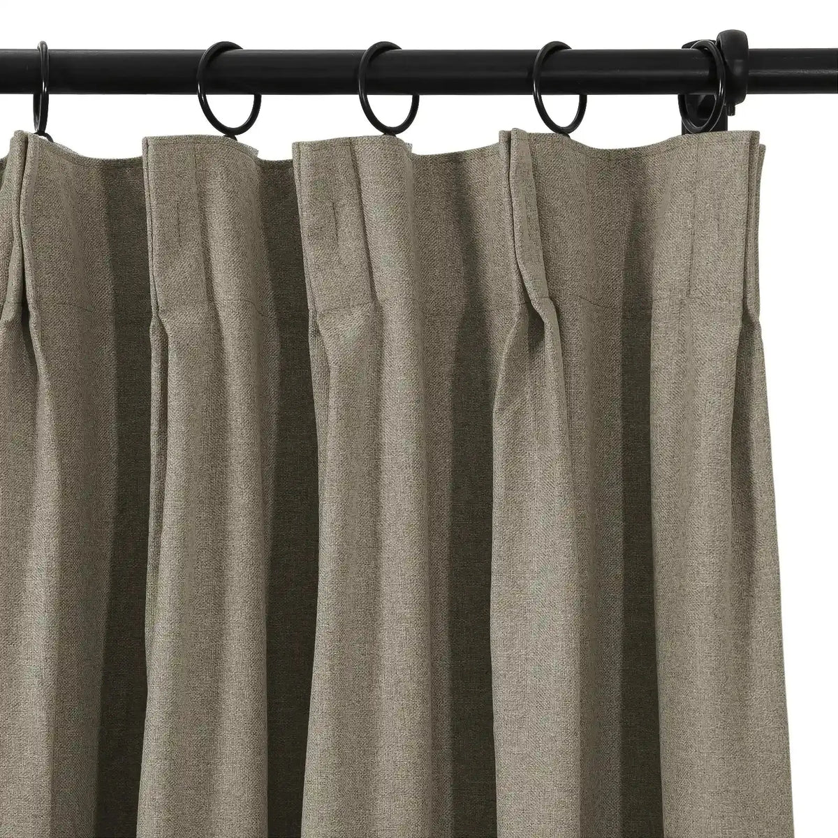 Lila Blockout Pleated Curtains