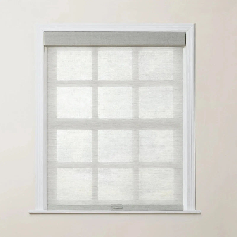 Rae Natural Jute Woven Wood Roller Blinds Cordless