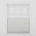 Aura No-Drill Day Night Blockout Cellular Window Blinds Cordless