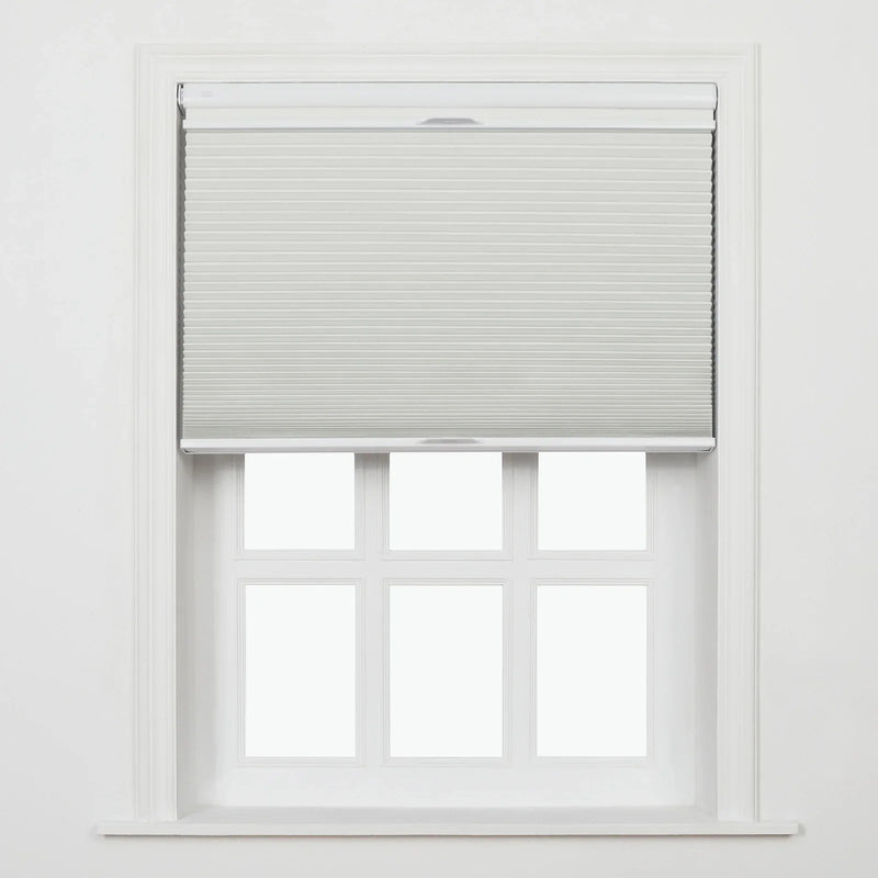 Aura No-Drill Day Night Blockout Cellular Window Blinds Cordless