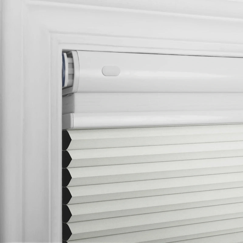 Aura No-Drill Day Night Blockout Cellular Window Blinds Cordless