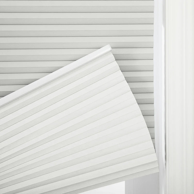 Aura No-Drill Top Down Bottom Up Blockout Cellular Window Blinds Cordless