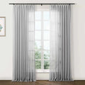 Flynn Airy Lightweight Pleated Sheer Curtain