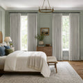 Lila Blockout Pleated Curtains