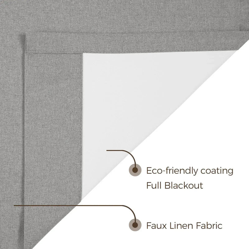 Lila Blockout Pleated Curtains