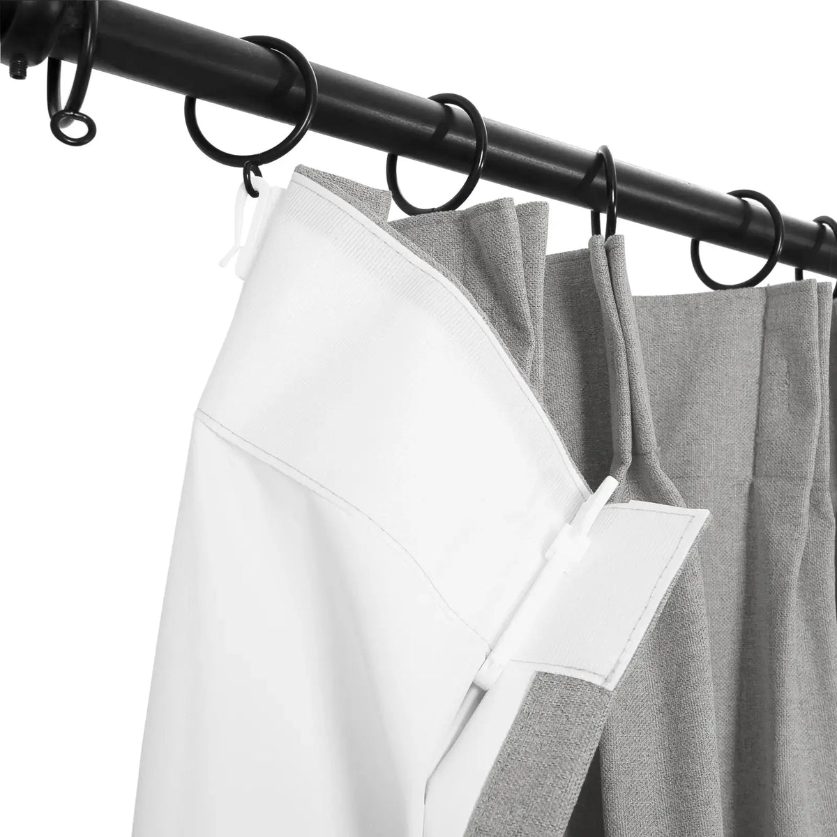 Lila Blockout Pleated Curtains