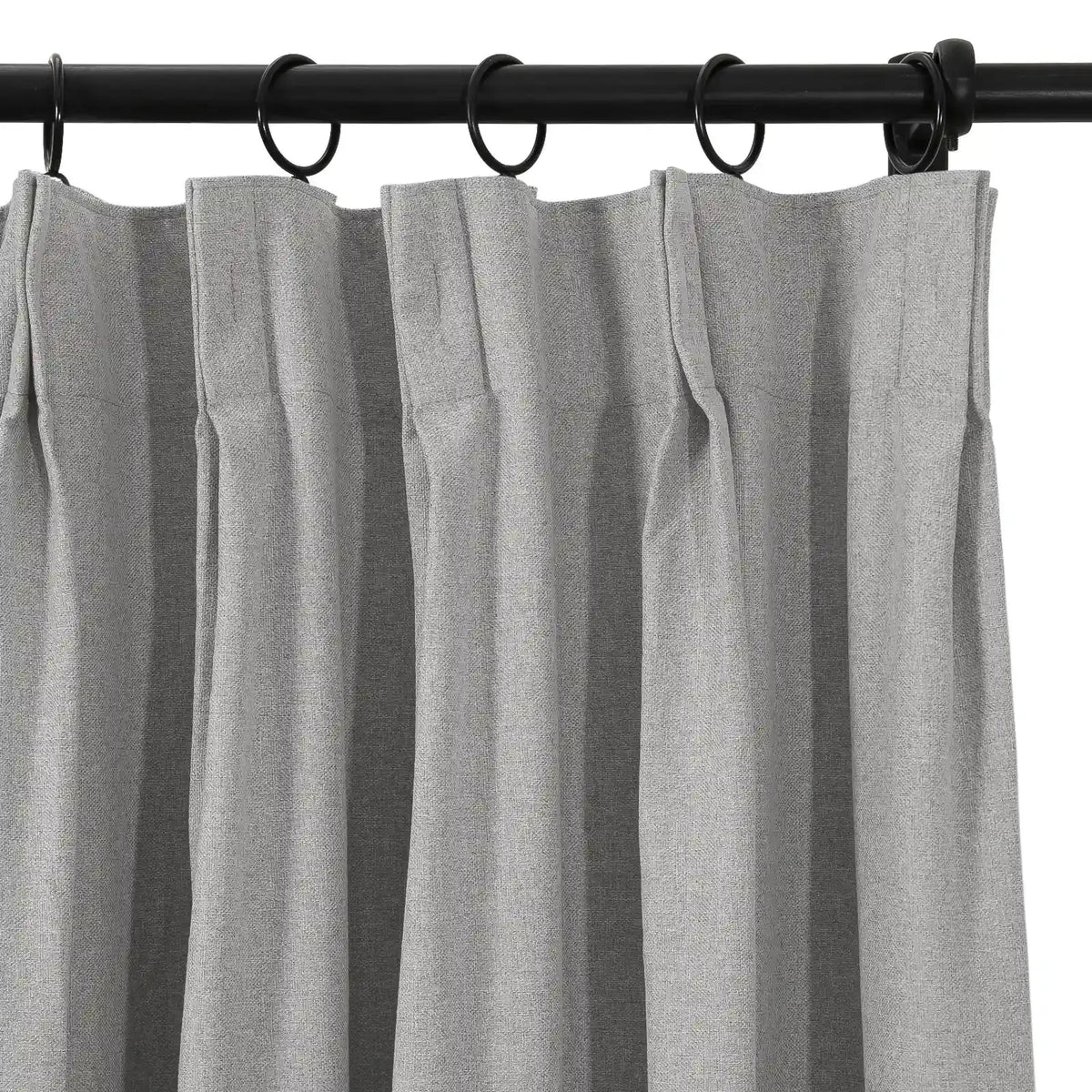 Lila Blockout Pleated Curtains
