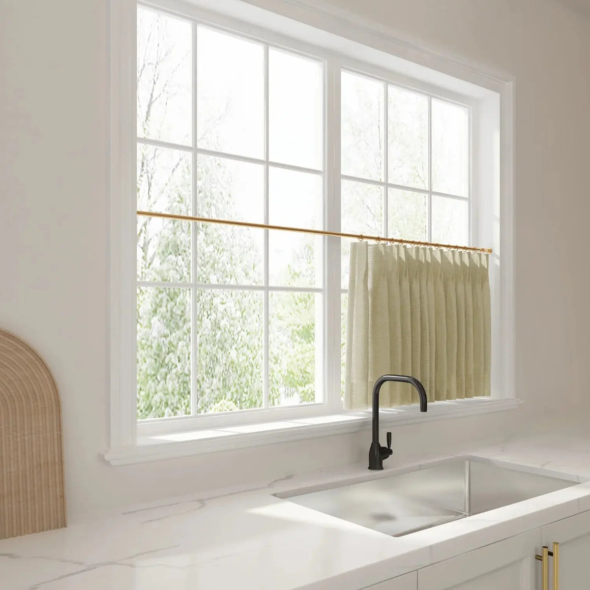 Liz Linen Cafe Curtains