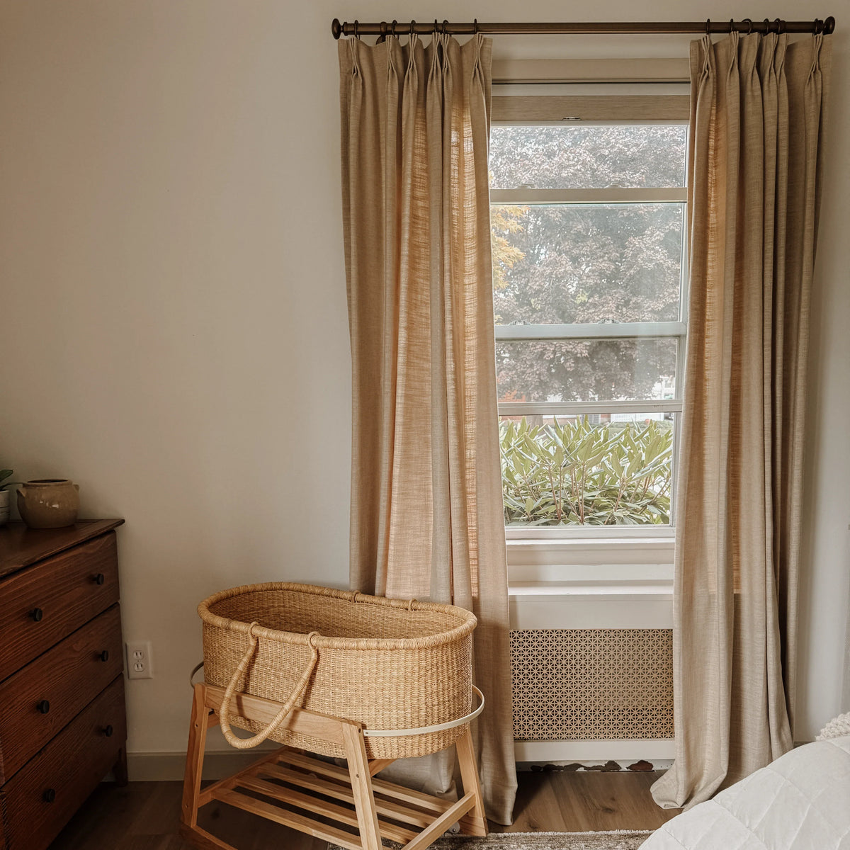 Liz Linen Pleated Curtains