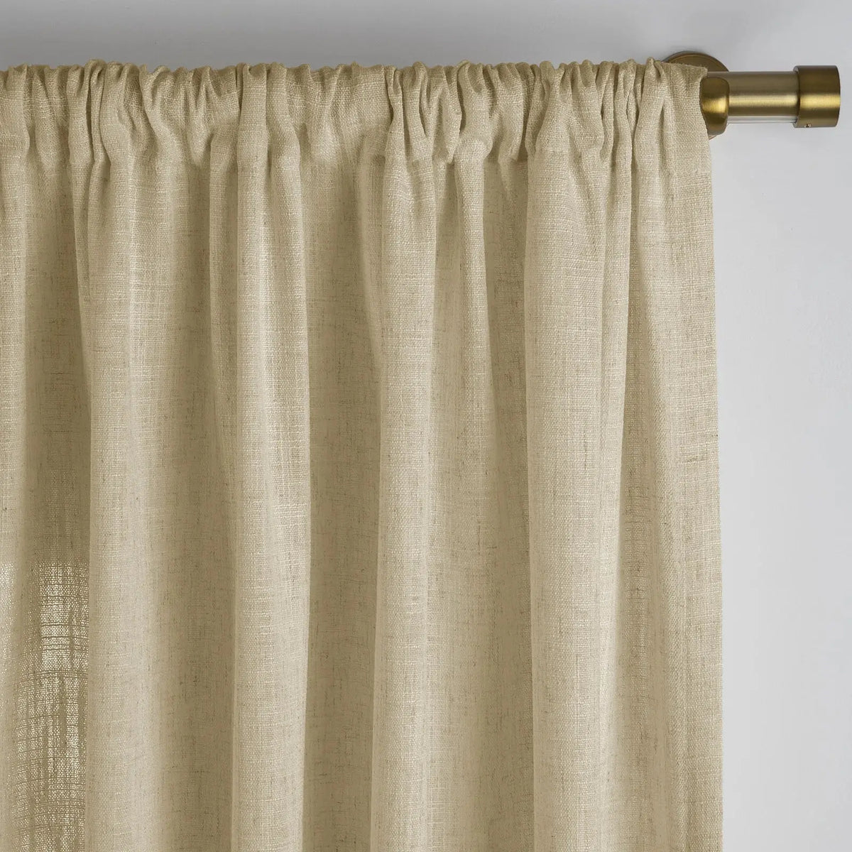 Liz Linen Soft Top Curtains