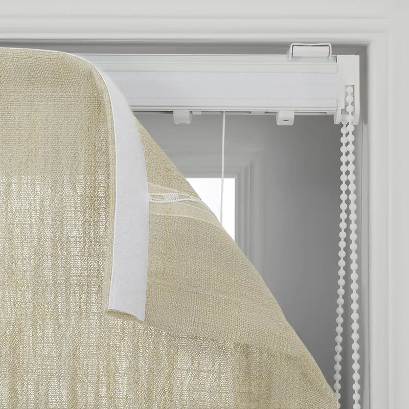 Liz Linen Flat Roman Blind Cord Lift