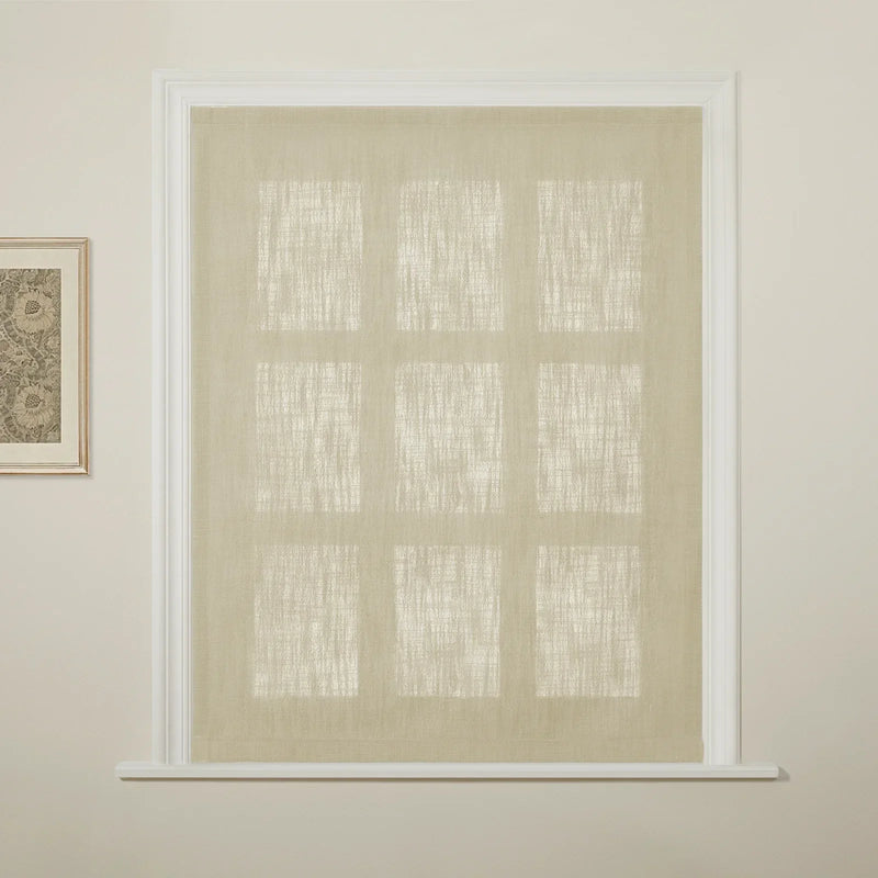 Liz Linen Flat Roman Blind Cord Lift