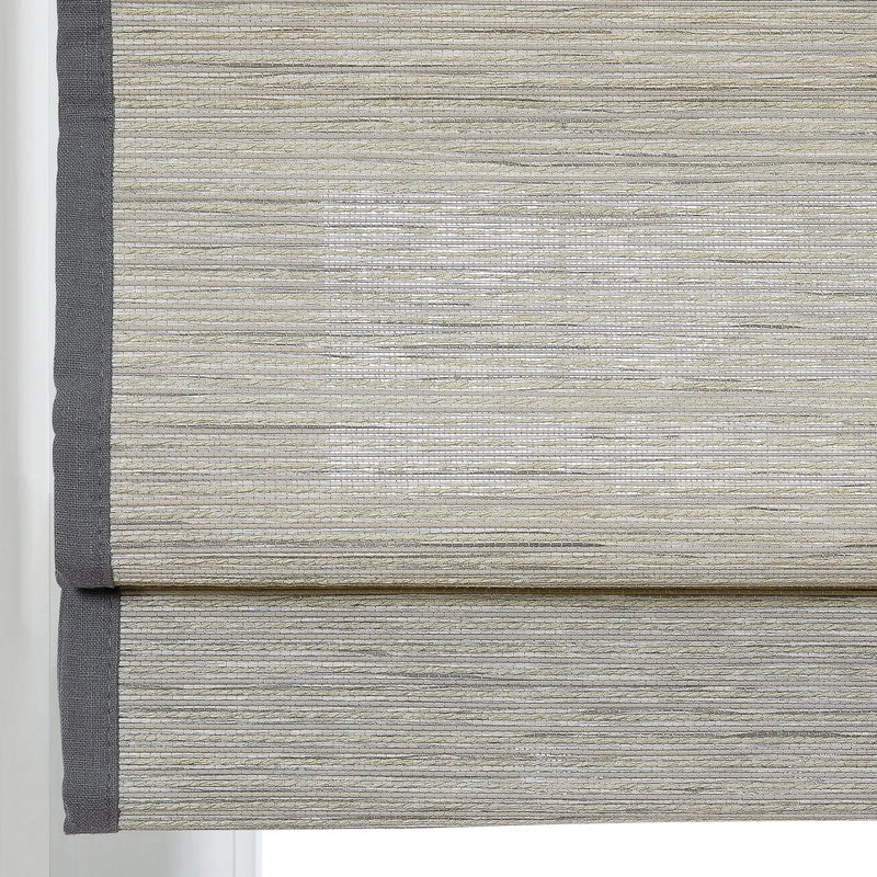 Rae Natural Ramie Flax Woven Wood Blinds - Series C