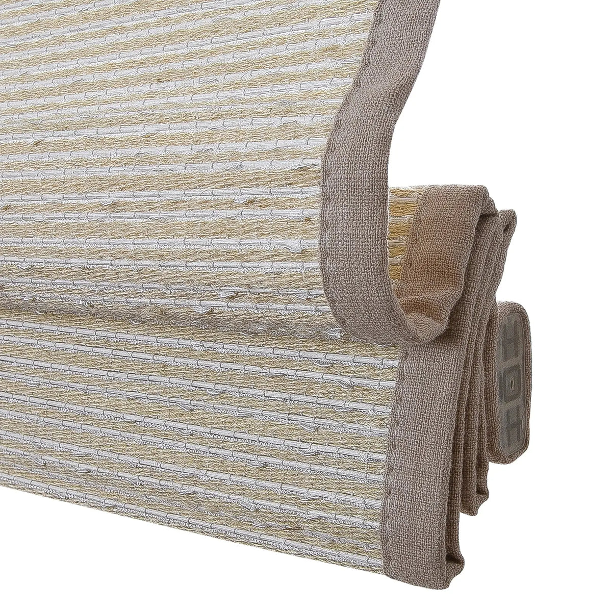 Rae Natural Ramie Flax Woven Wood Blinds - Series C