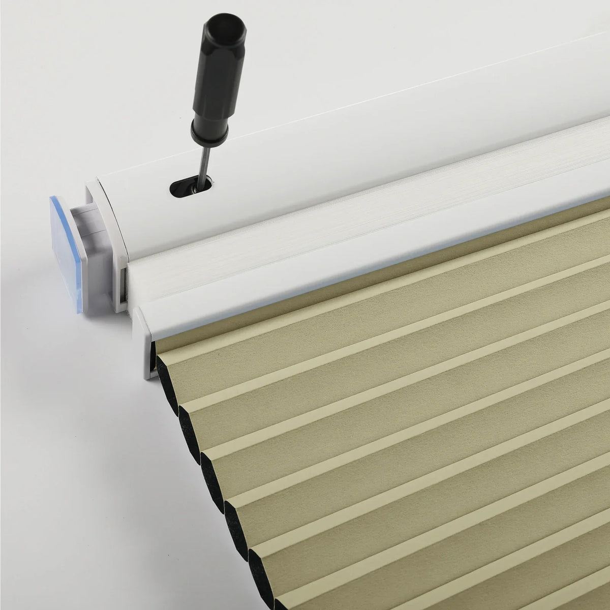 Aura No-Drill Day Night Blockout Cellular Window Blinds Cordless