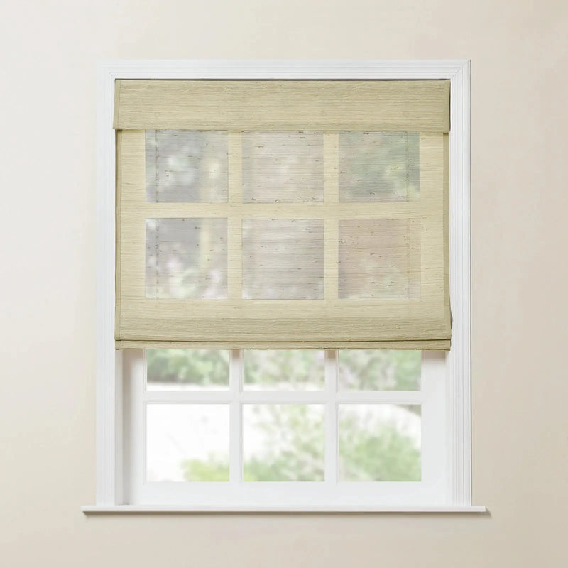 Rae Natural Ramie Bamboo Woven Blinds - Series P