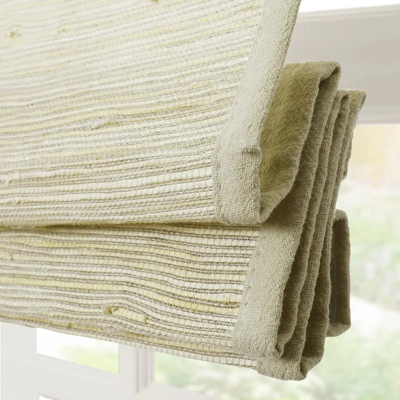 Rae Natural Ramie Bamboo Woven Blinds - Series P