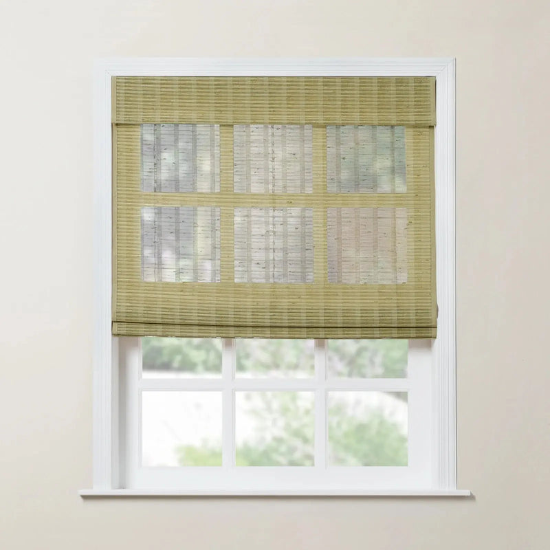 Rae Natural Ramie Bamboo Woven Blinds - Series P
