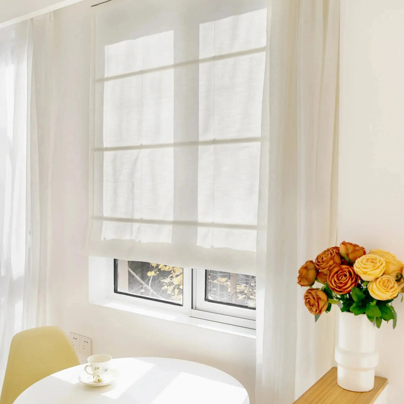 Flat Fold Roman Blind Cordless