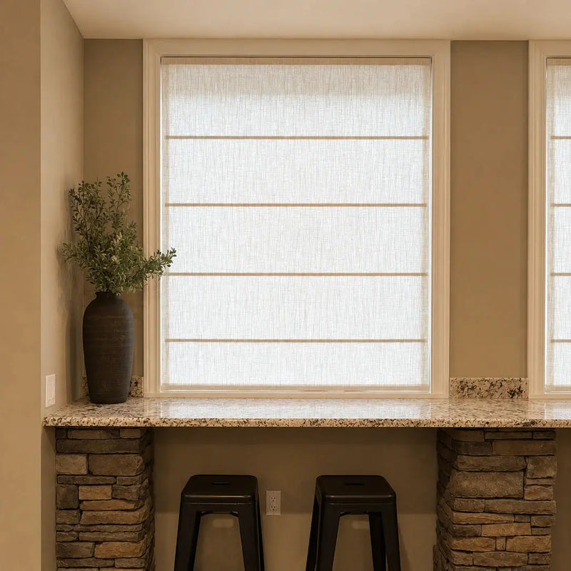 Liz Linen Roman Blind Cordless