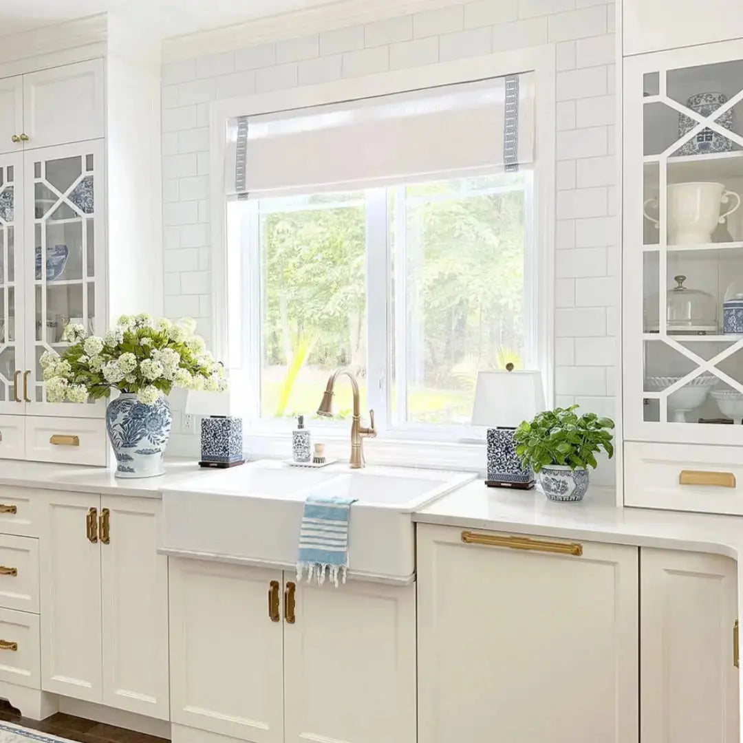 Liz Linen Roman Blind Cordless