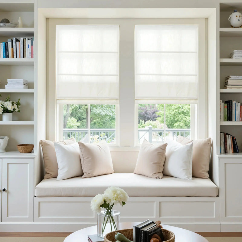 Flat Fold Roman Blind Cordless