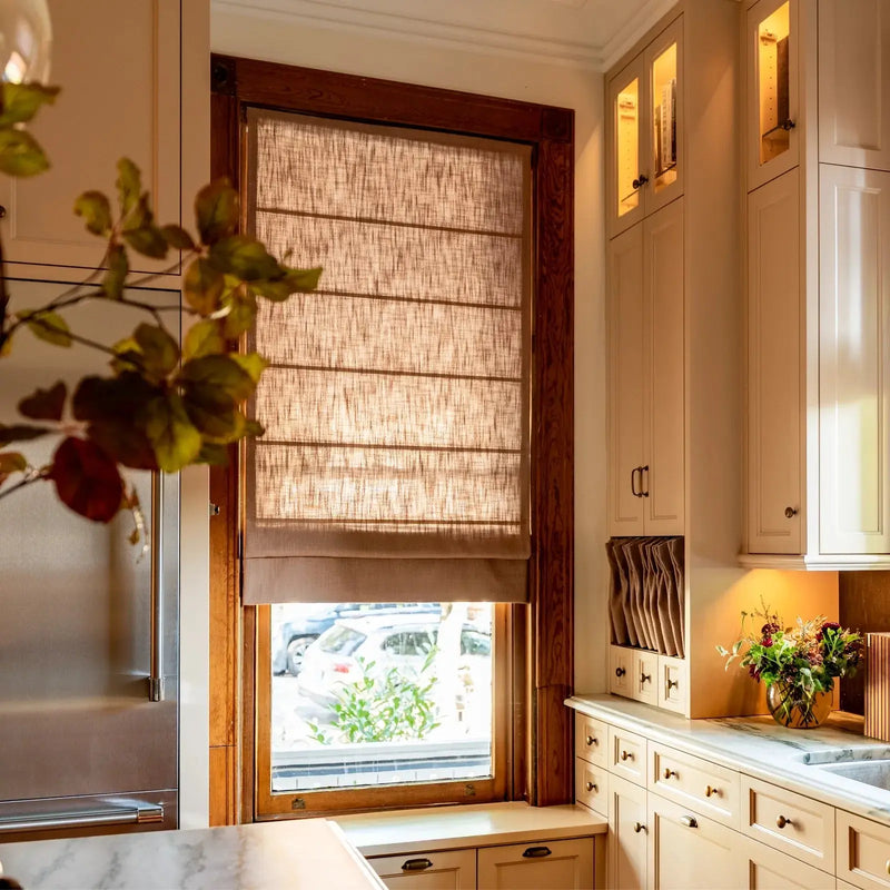 Liz Linen Roman Blind Cordless