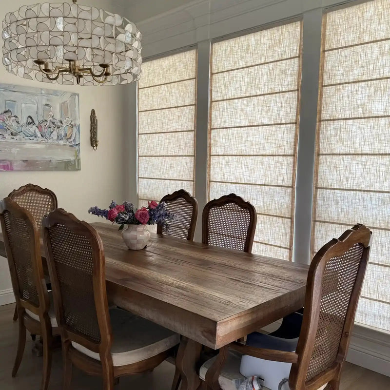 Liz Linen Roman Blind Cordless