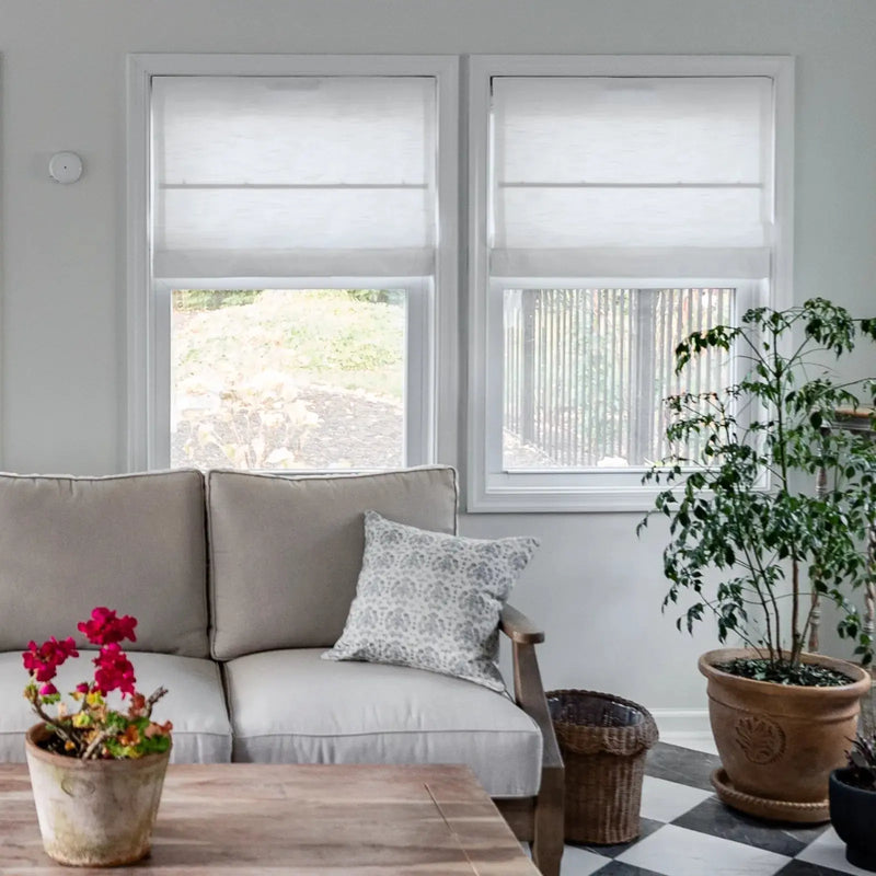 Liz Linen Roman Blind Cordless