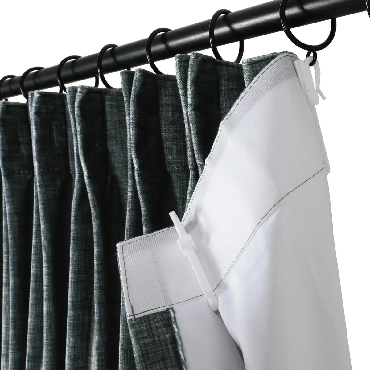 Amy Switzer x TWOPAGES Modern Luxe Velvet Pleated Curtains