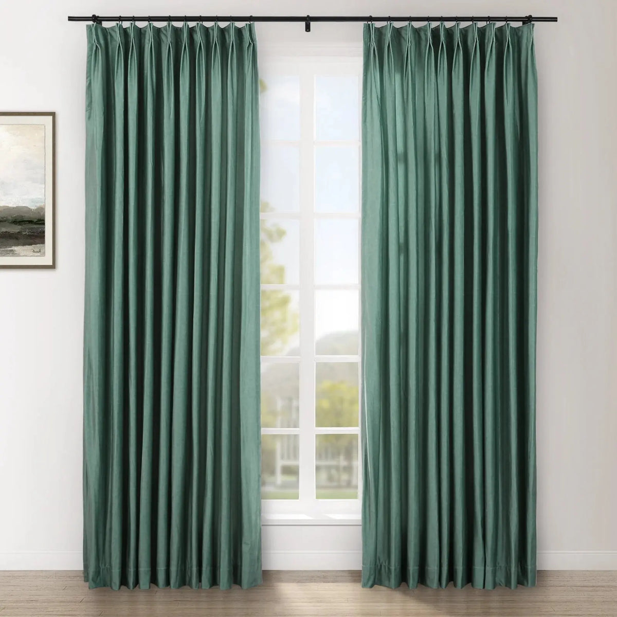 Amy Switzer x TWOPAGES Modern Luxe Velvet Pleated Curtains