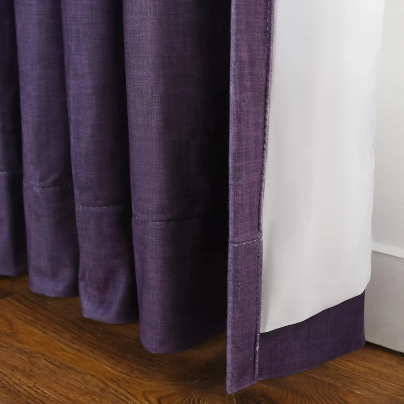 Amy Switzer x TWOPAGES Modern Luxe Velvet Pleated Curtains