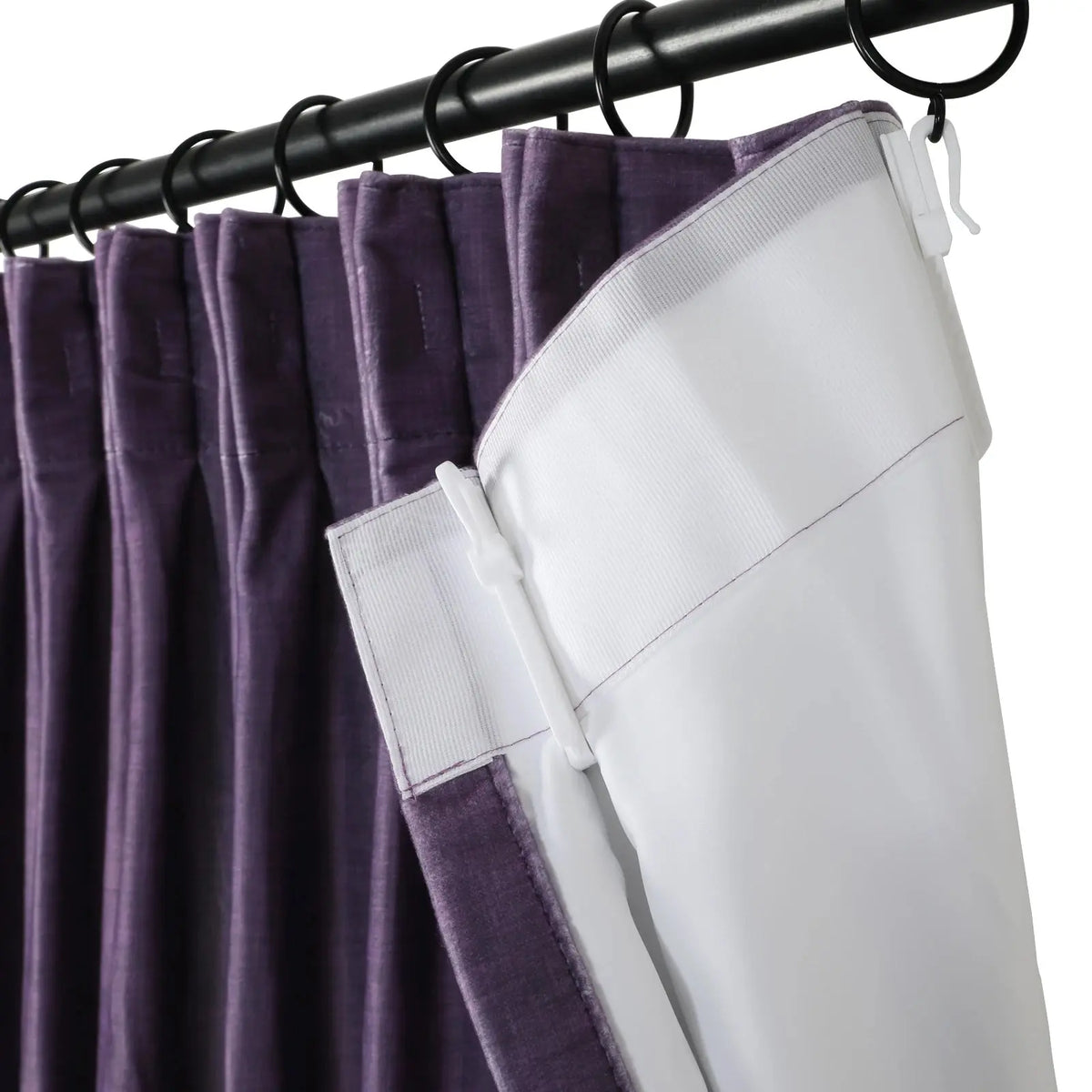 Amy Switzer x TWOPAGES Modern Luxe Velvet Pleated Curtains