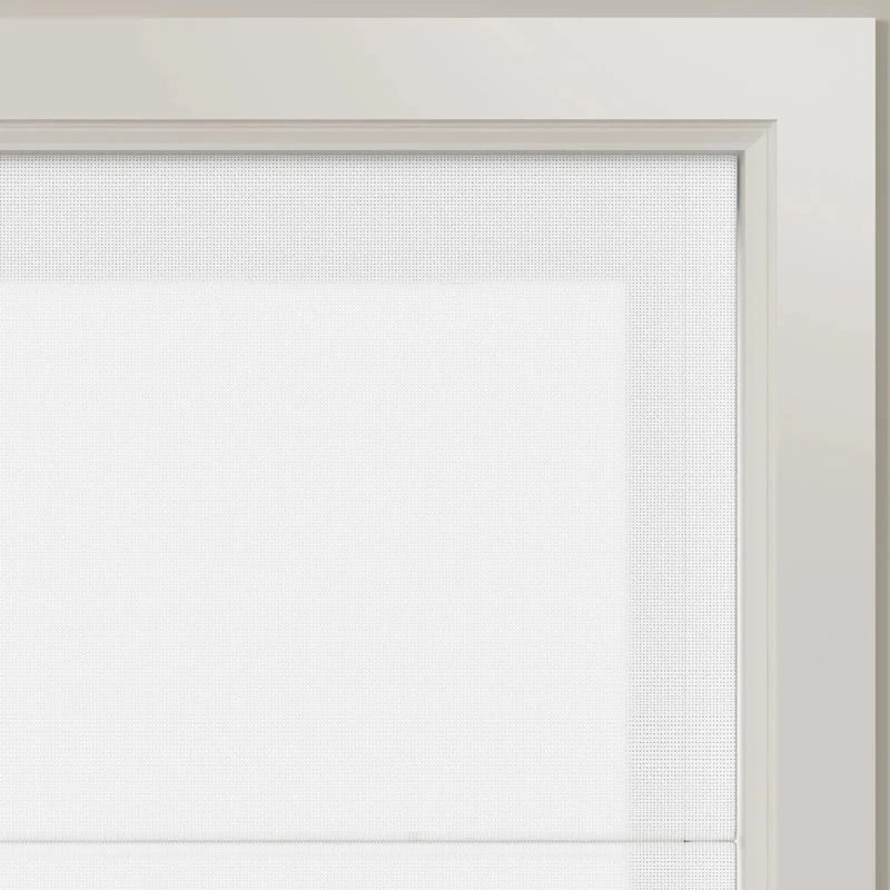 Alvin Motorised Sheer Light Filtering Roman Blind