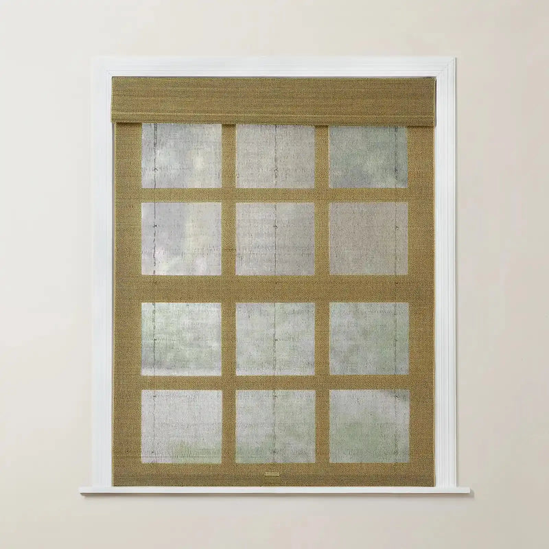 Rae Natural Ramie Bamboo Woven Blinds - Series P