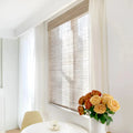 Rae Natural Ramie Jute Woven Wood Blinds - Series D