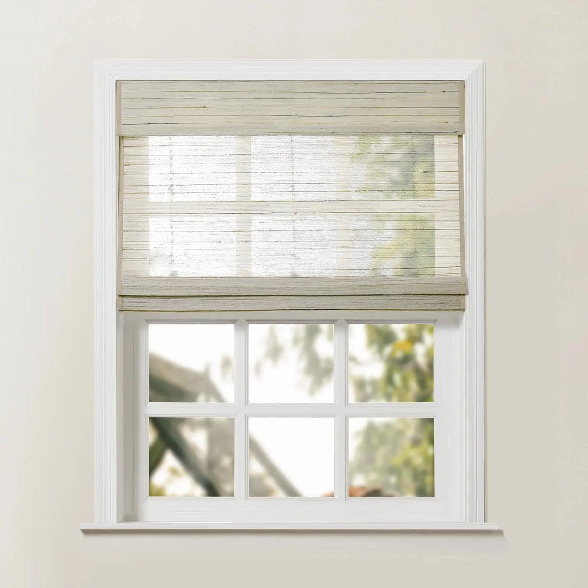 Rae Natural Ramie Jute Woven Wood Blinds - Series D