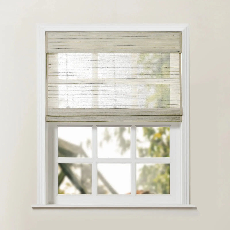 Rae Natural Ramie Jute Woven Wood Blinds - Series D