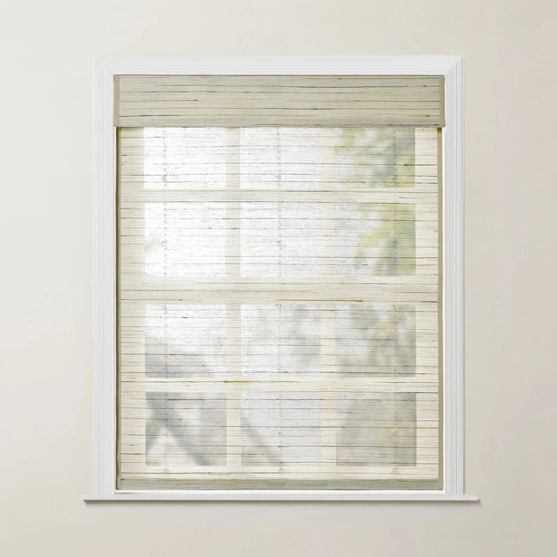 Rae Natural Ramie Jute Woven Wood Blinds - Series D