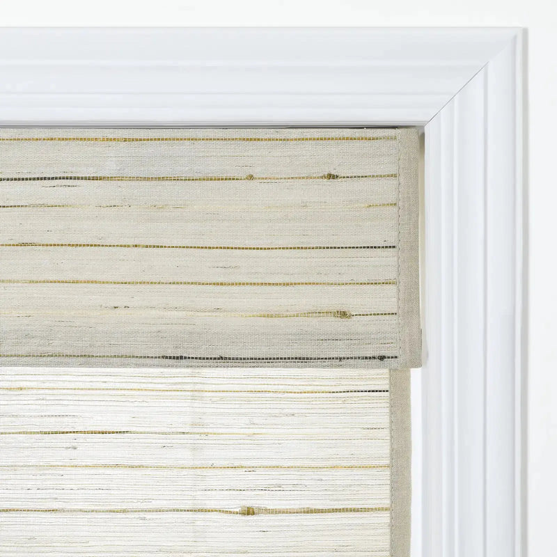 Rae Natural Ramie Jute Woven Wood Blinds - Series D