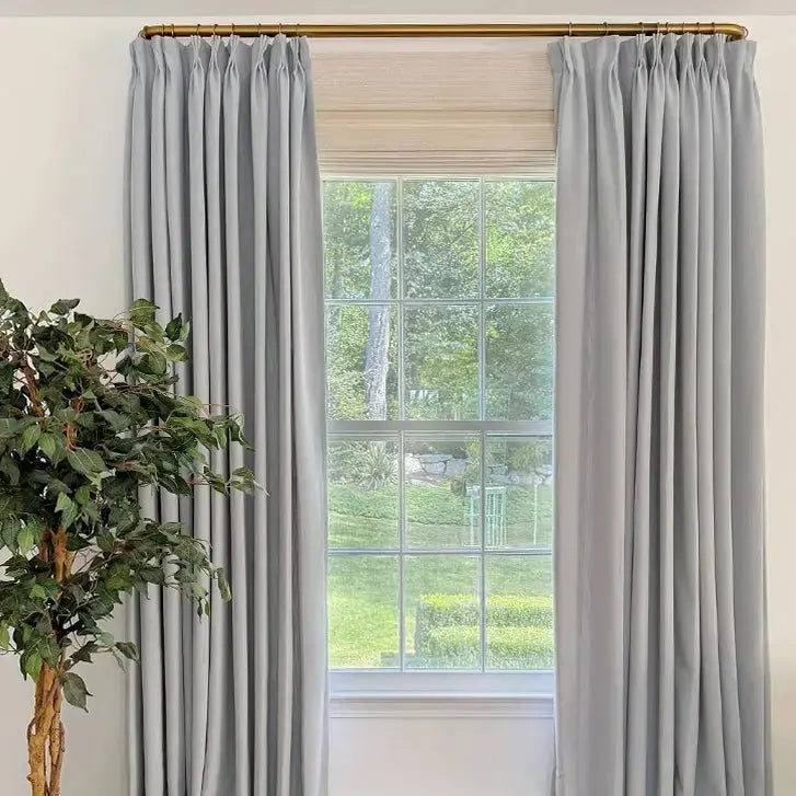 Lay Natural Paper Bamboo Woven Blind - Marble White