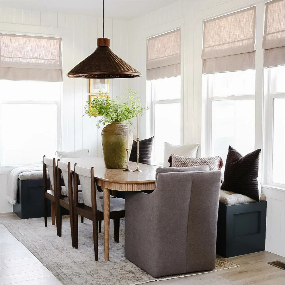 Liz Linen Roman Blind Cord Lift