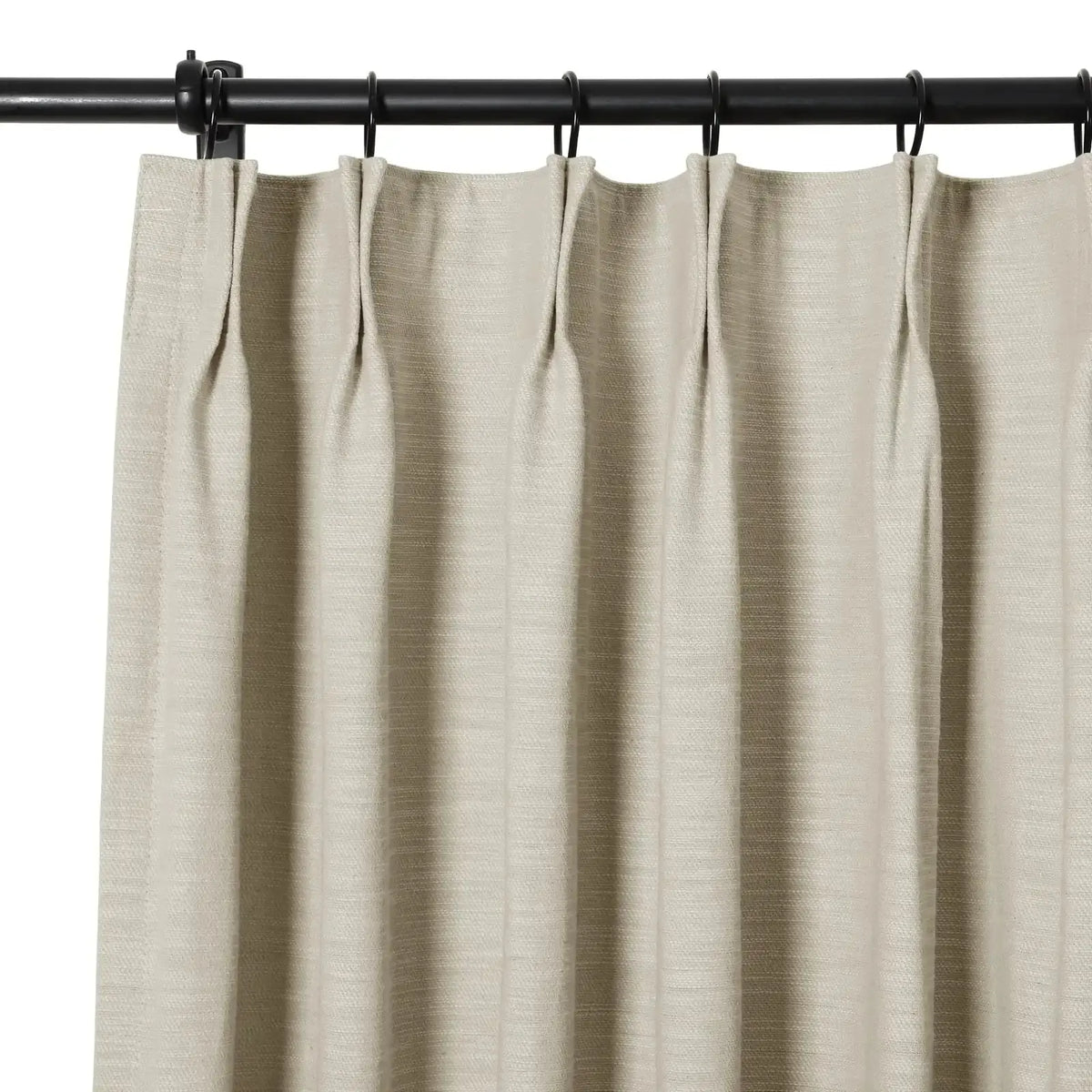 Cloe Cotton Blend Pleated Curtains