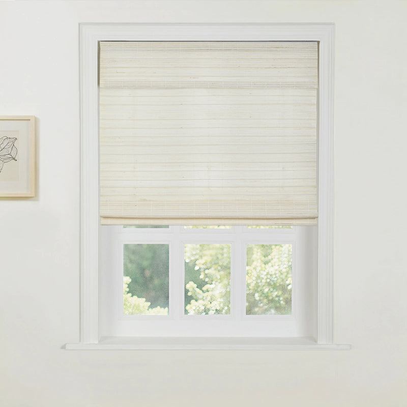 Rae Natural Ramie Jute Woven Wood Shades - Series W