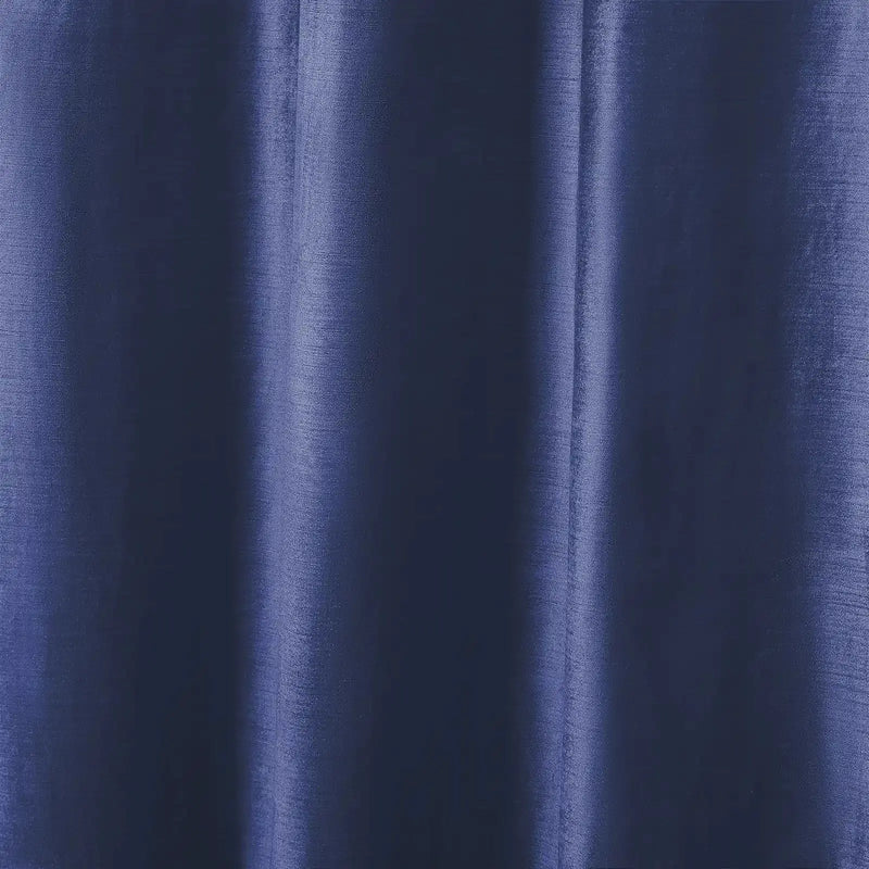 Veda Lustrous Cotton Velvet Pleated Curtains